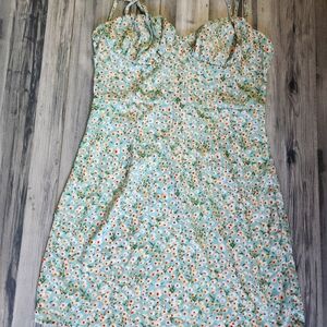 Womens Floral Print Dress